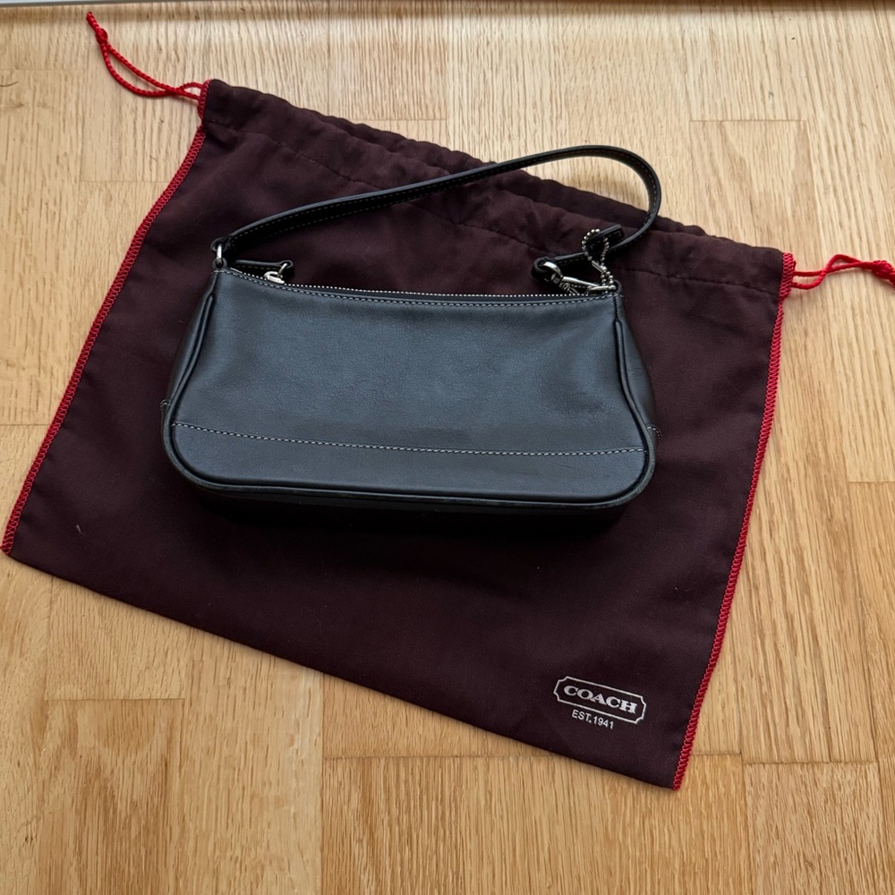 Coach Black Leather Women's Bag